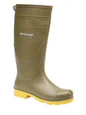Dunlop Green Universal PVC Wellington Boots